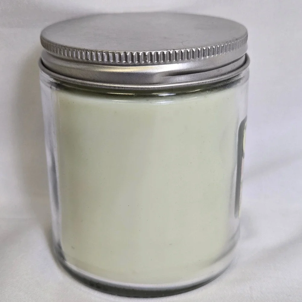 Huntington Home Soy Blend Cucumber Mint Leaf Scented Candle, 6.5 Oz, Single Wick